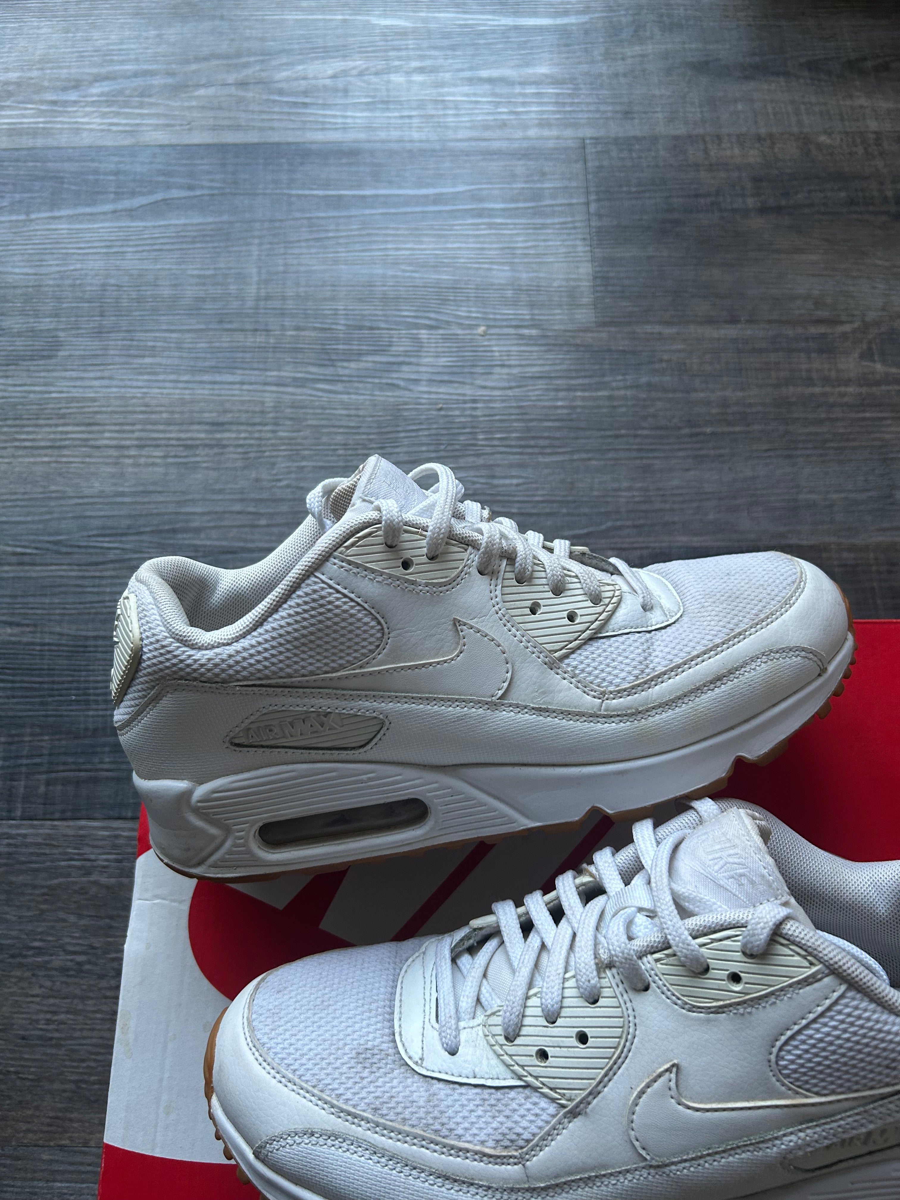 Nike Air Max 90 Triple White Uk6