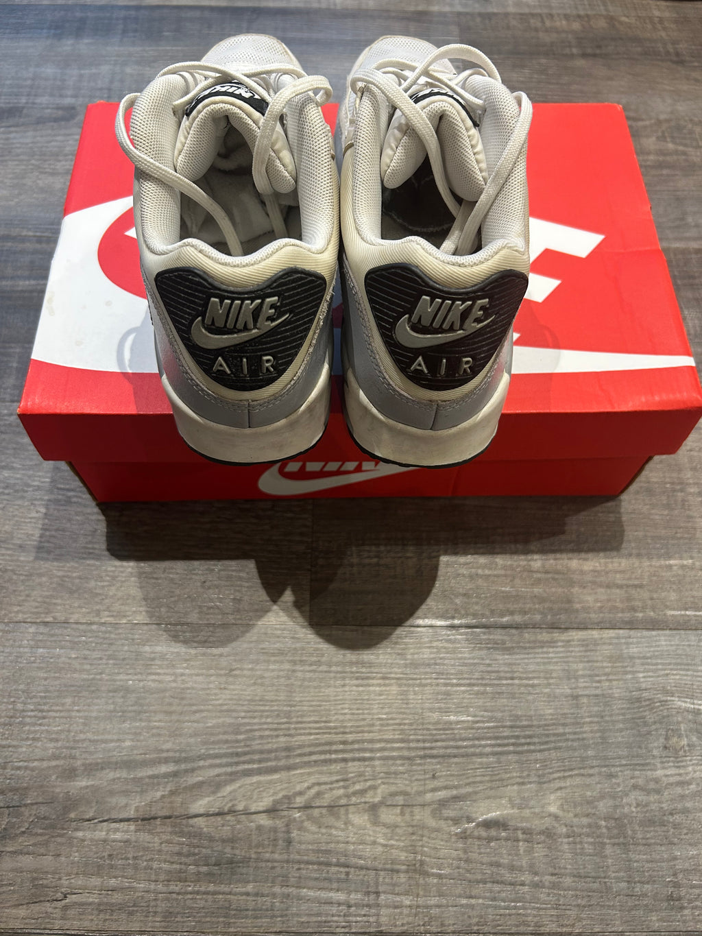 Nike Air Max 90 White/Grey/Black Uk7