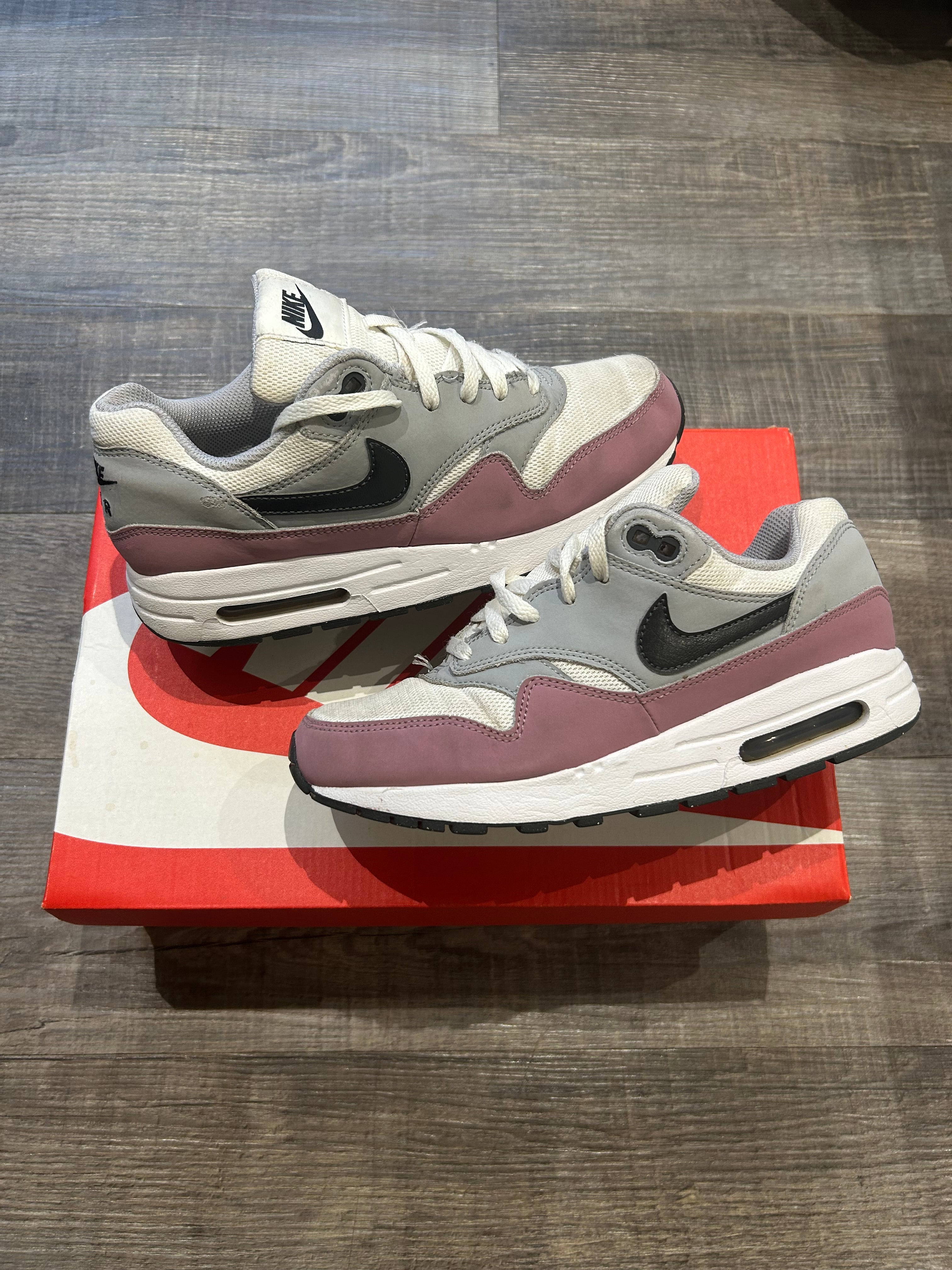 Nike Air Max 1 Plum/Grey/White Uk5