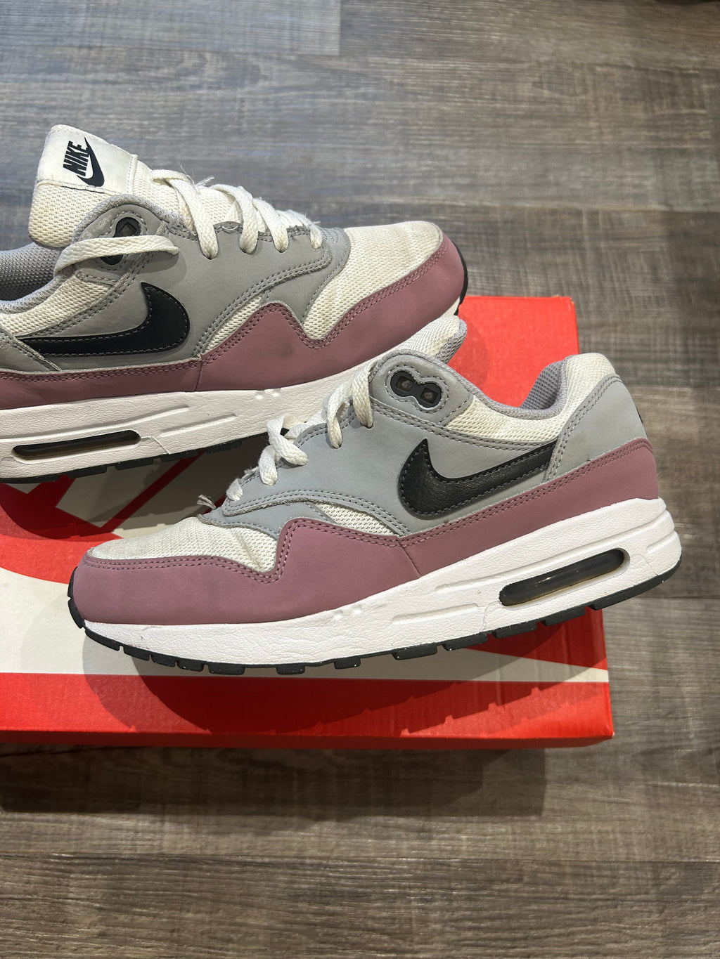 Nike Air Max 1 Plum/Grey/White Uk5