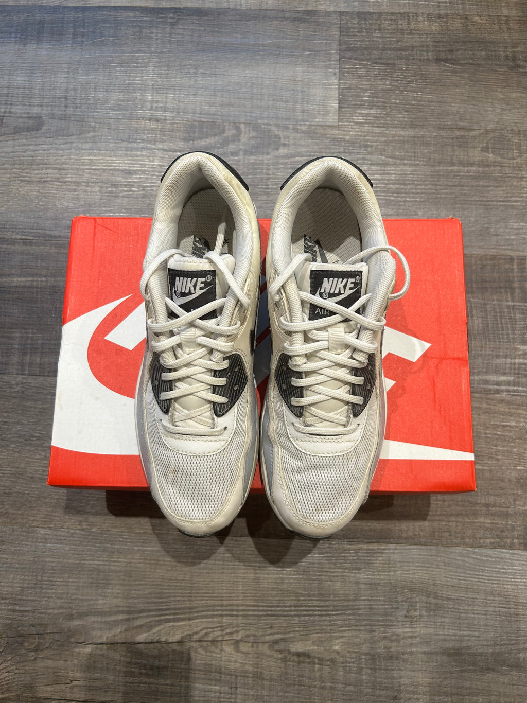 Nike Air Max 90 White/Grey/Black Uk7