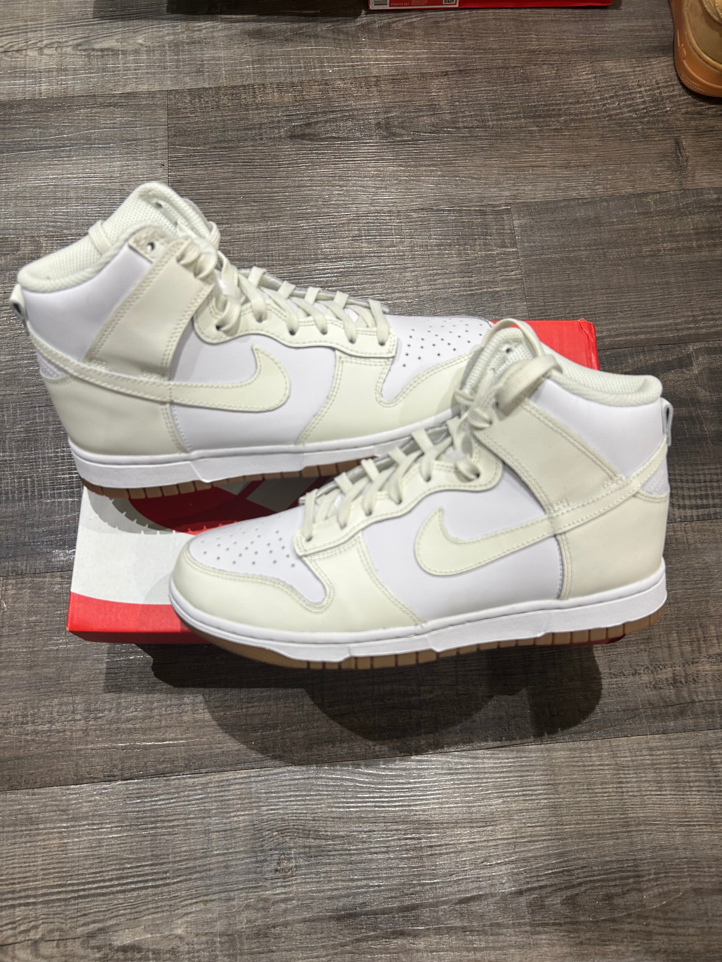 Nike Dunk High Sail/Gum