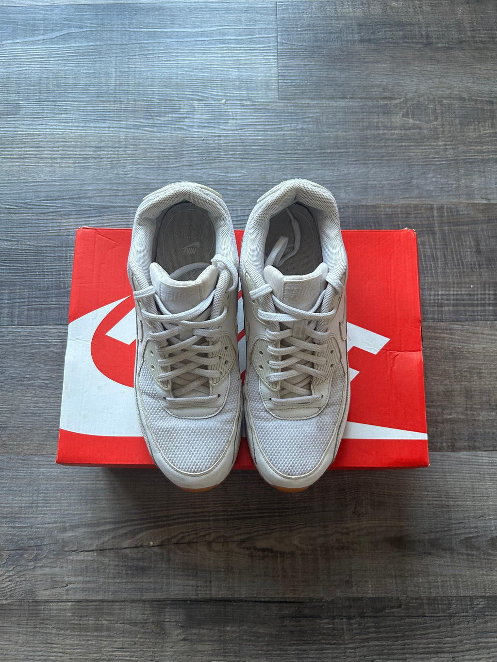 Nike Air Max 90 Triple White Uk6