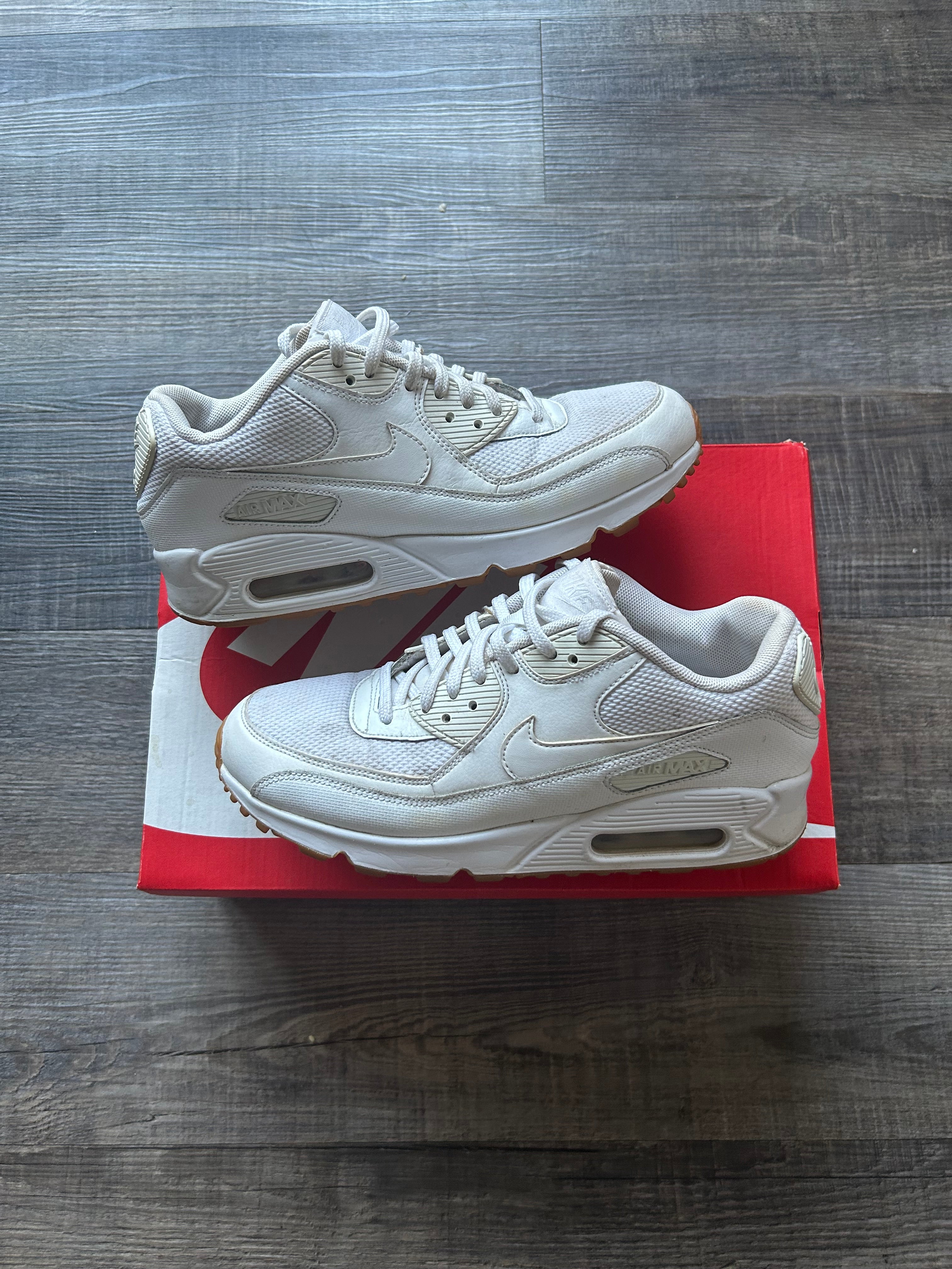 Nike Air Max 90 Triple White Uk6
